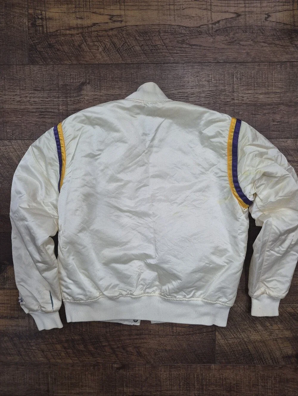 Vintage Rare 90's Men's Starter Los Angeles Lakers NBA Bomber Jacket Size Large